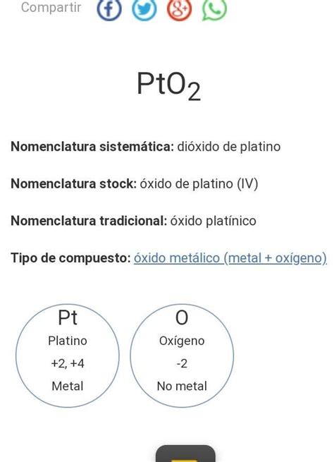 Óxidos de platino .